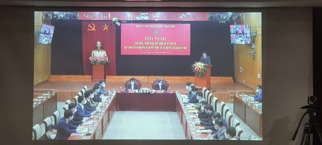 VRG dự hội nghị triển khai quy định, quyết định của Ban Bí thư